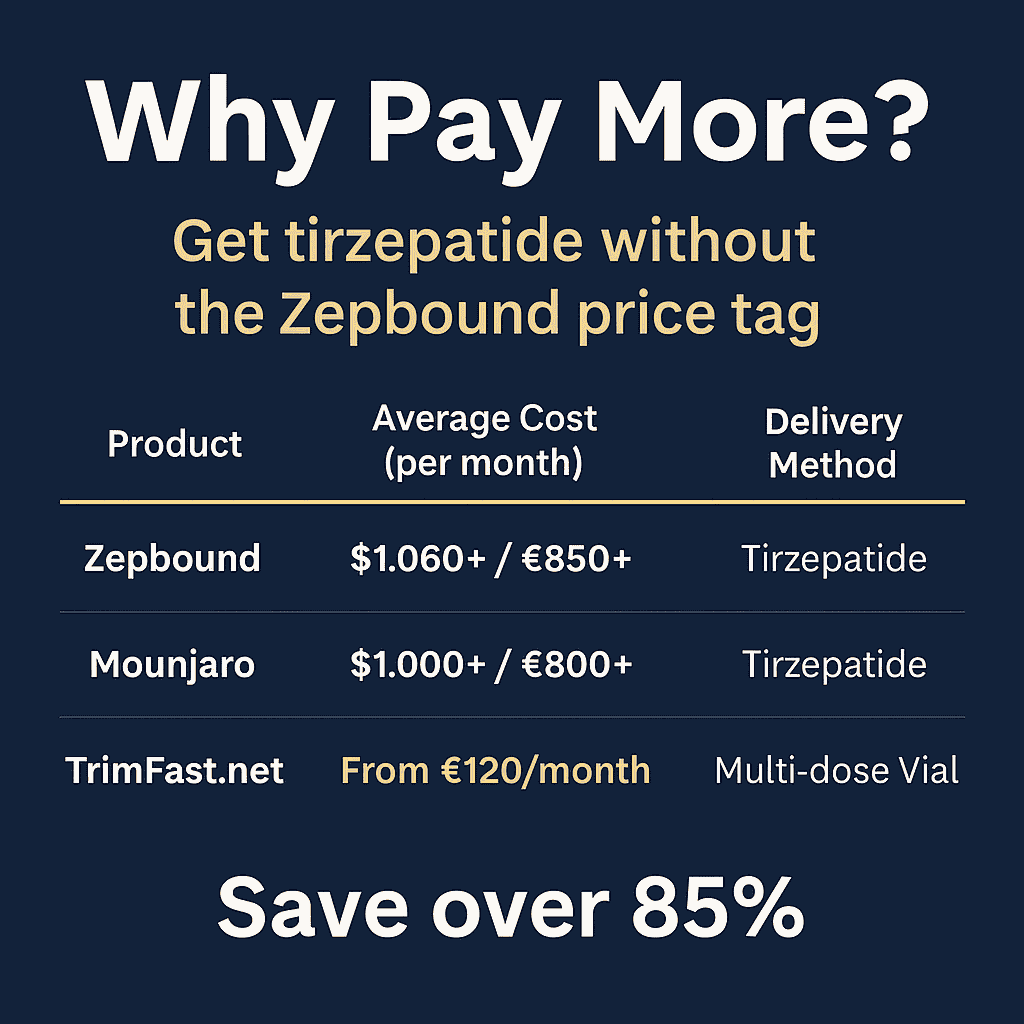 The Price Tag Shouldn’t Be the Reason You Overpay for Tirzepatide — Get Zepbound Results Without the Zepbound Price