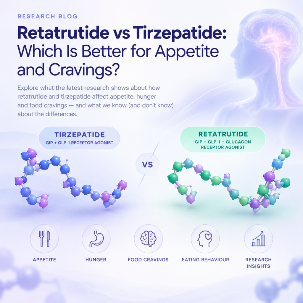 Retatrutide vs Tirzepatide for Appetite & Cravings | Research